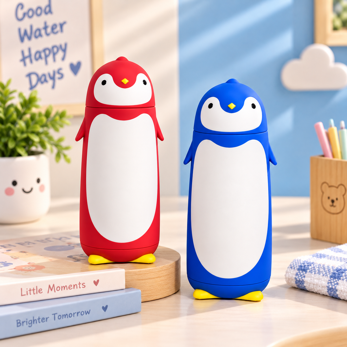Cute Penguin Insulated Thermos Cup
