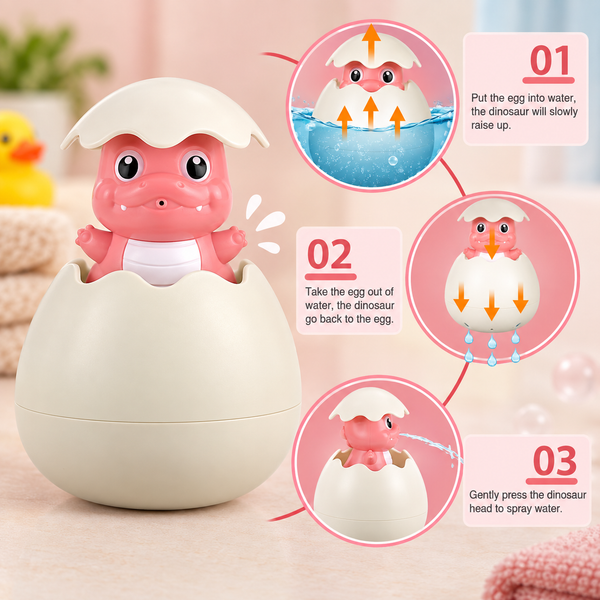Dinosaur Egg Bath Fun Toy