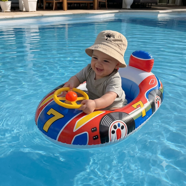 Kids Racing Car Swim Float