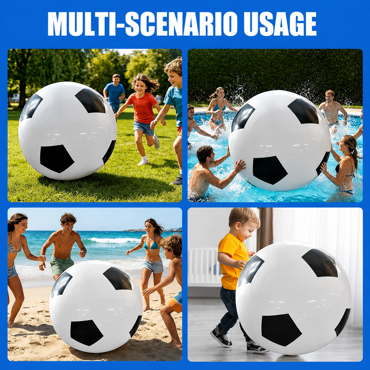 Giant Inflatable Kids Soccer Ball