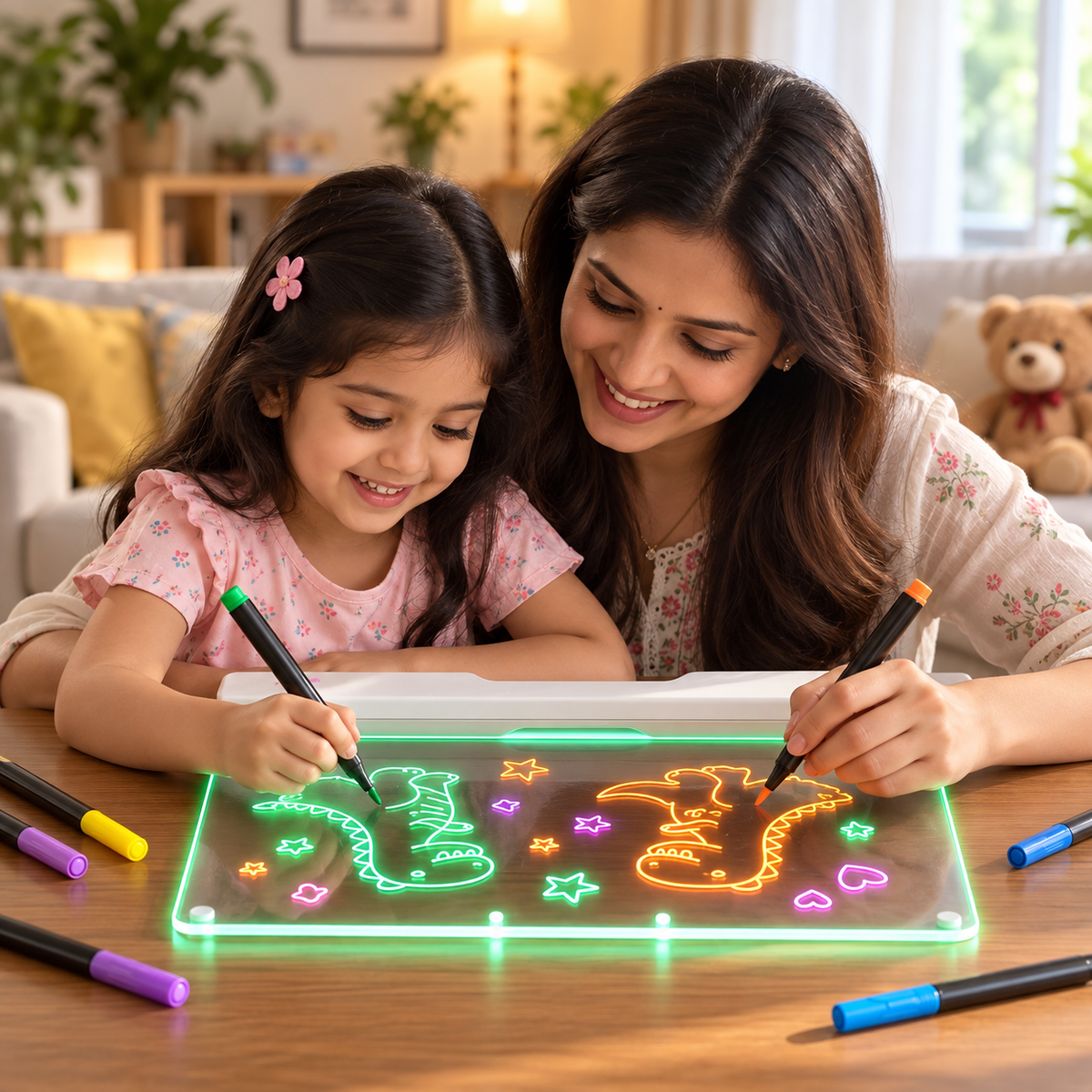 Kids Rechargeable LED Drawing Board