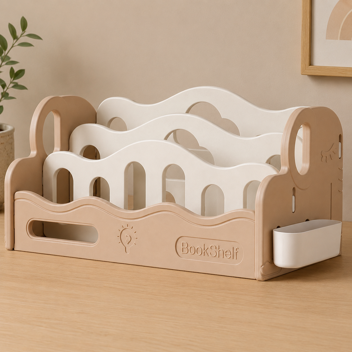 Kids Multi-Layer Book Organizer