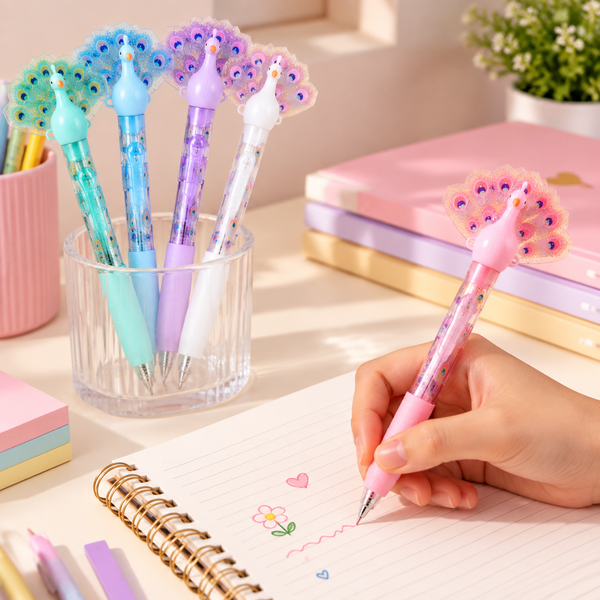 Magic Peacock Feather Pen