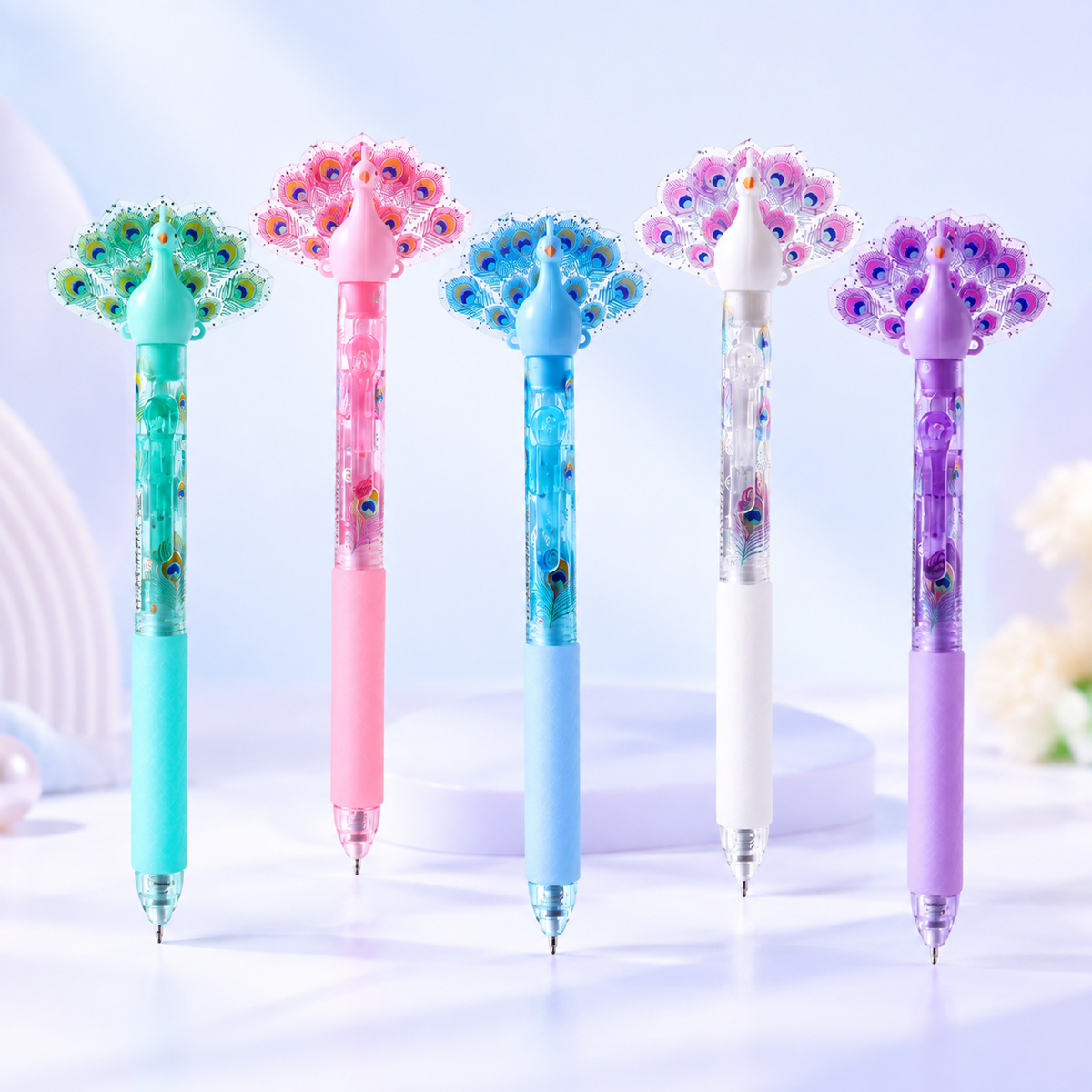 Magic Peacock Feather Pen