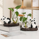 Cartoon Panda Hydroponic Plant Vase