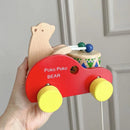 Pull Along Drumming Bear Toy