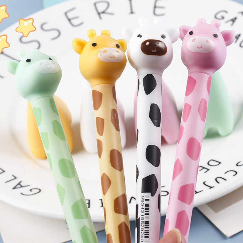 Cute Giraffe Cartoon Pen Set