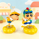 Cute Rotating Shin-Chan Car Charm