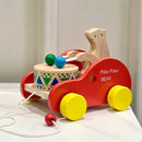 Pull Along Drumming Bear Toy
