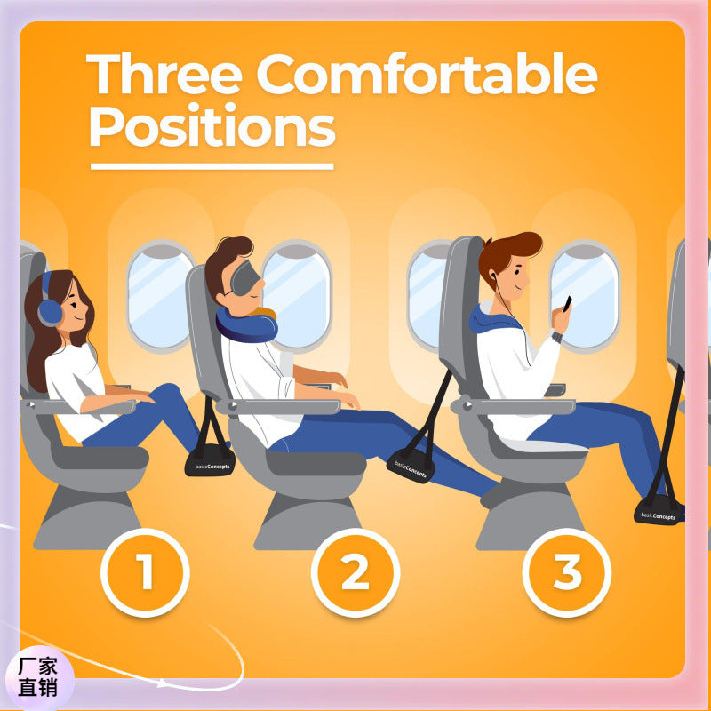 RelaxGo Desk to Flight Foot Rest Hammock
