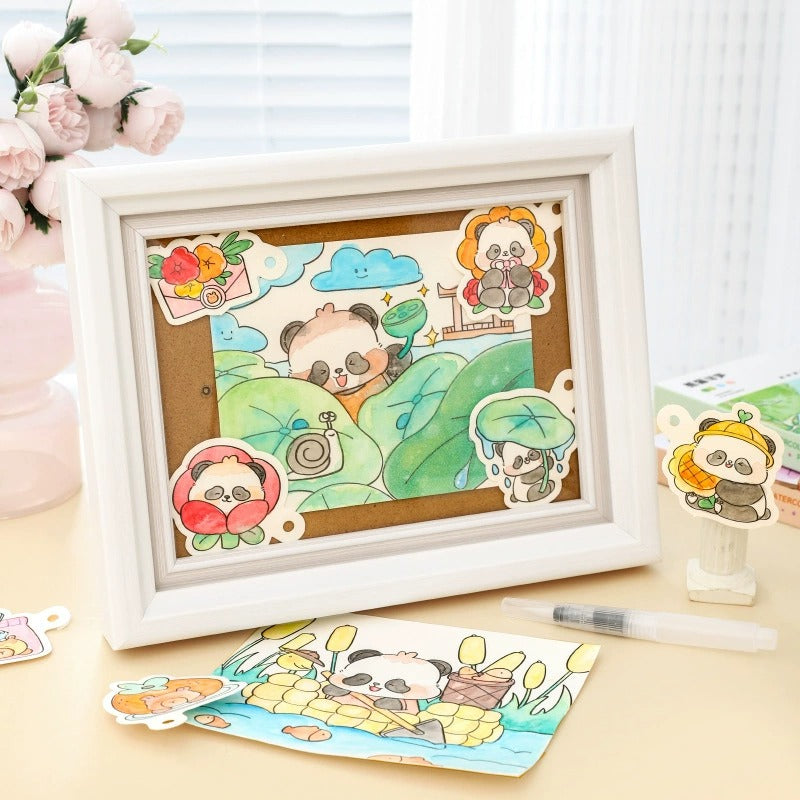 Kids Panda Painting Activity Book