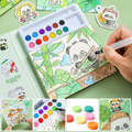 Kids Panda Painting Activity Book