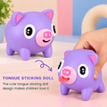 Squeaky Pig Tongue Pop Toy