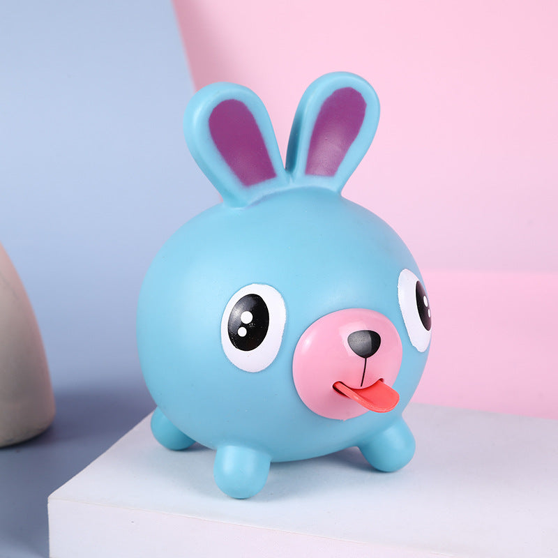 Squeaky Pig Tongue Pop Toy