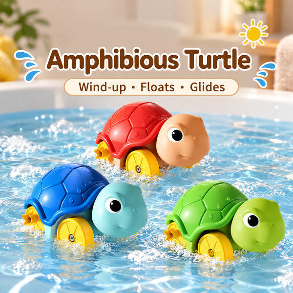 Swim & Glide Turtle Bath Toy