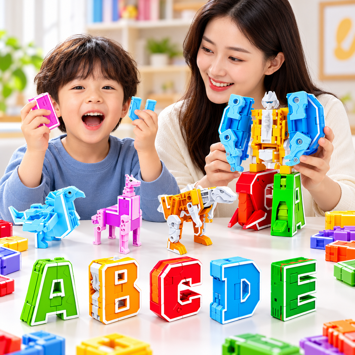 Transforming Alphabet Learning Toy