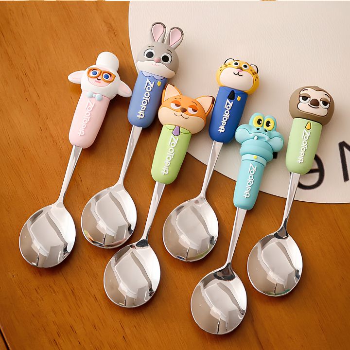 Zootopia Spoon, Fork & Chopsticks Set