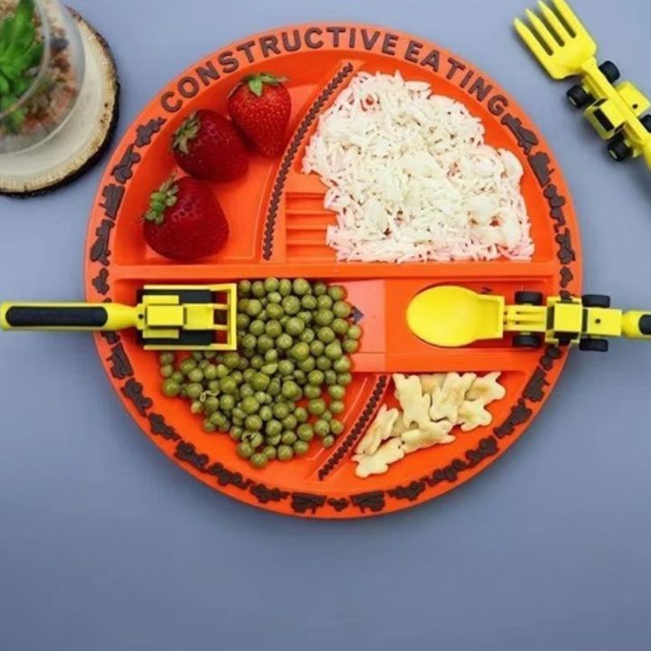 Fun Bites Constructive Design Plate