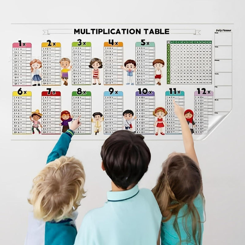 Write Erase Colorful Math Education Table
