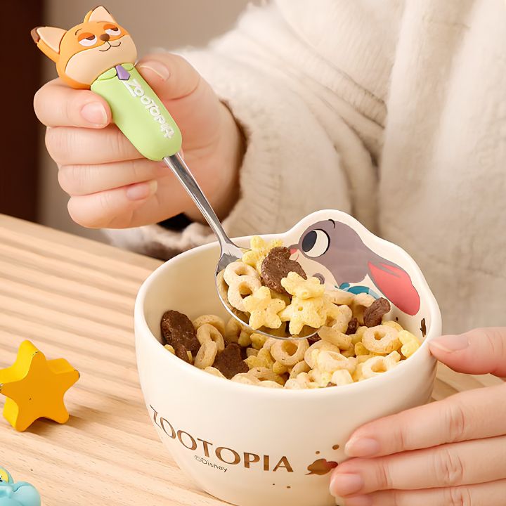 Zootopia Spoon, Fork & Chopsticks Set