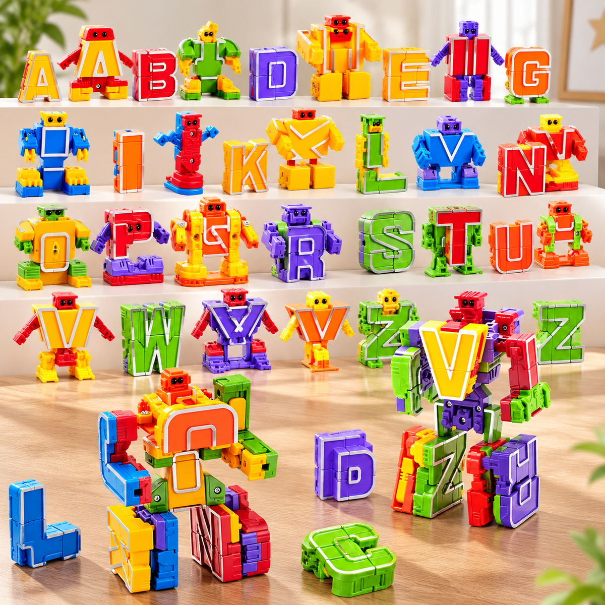 Transforming Alphabet Learning Toy