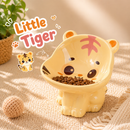 Tilted Ceramic Pet Bowl