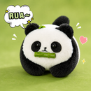 Wagging Tail Panda Toy Keychain