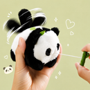 Wagging Tail Panda Toy Keychain