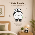 Cute Panda Swing Wall Clock (39*30)
