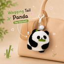 Wagging Tail Panda Toy Keychain