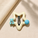Cute Star Teddy Hair Clip