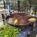 Clamp-On Balcony 2 in 1 Bird Feeder