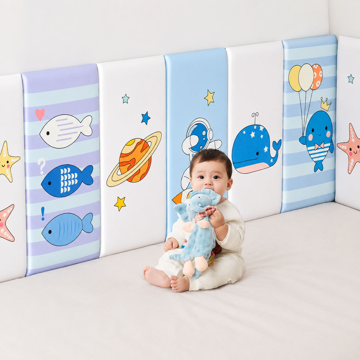 Kids Safety Wall & Headboard Cushion
