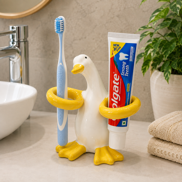 Cute Duck Toothbrush Holder