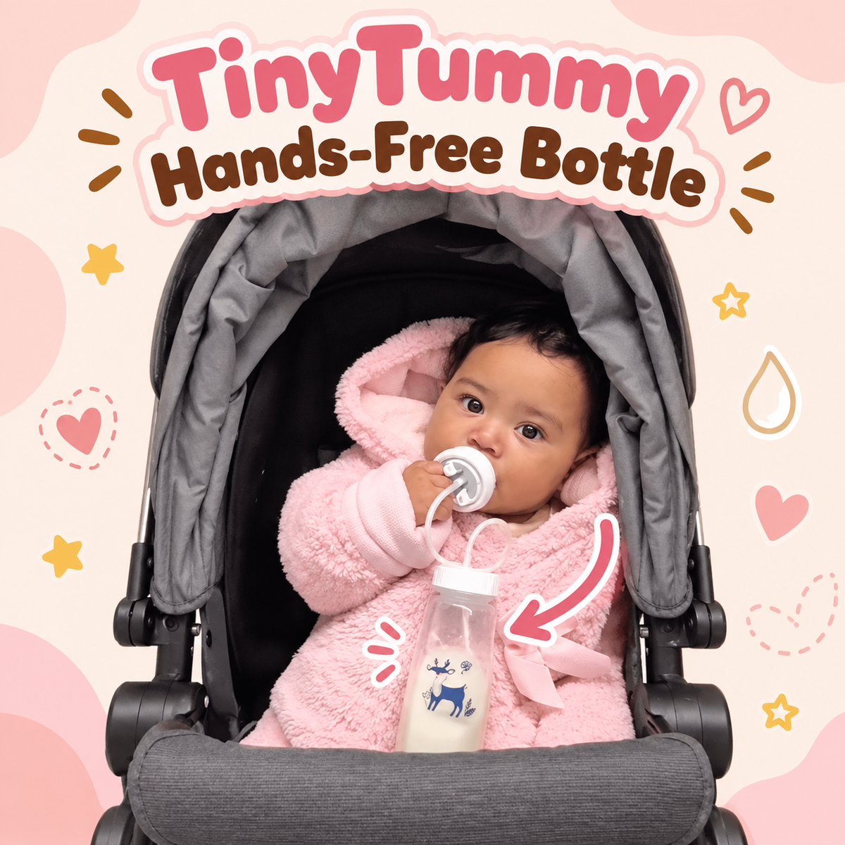 TinyTummy Hands-Free Bottle