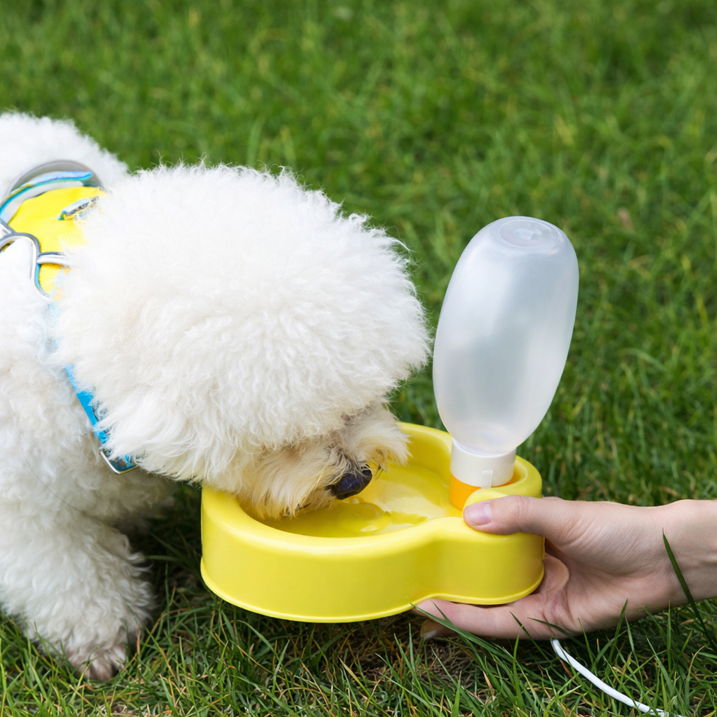 Foldable Pet Water Feeder Bowl