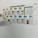 Write Erase Colorful Math Education Table