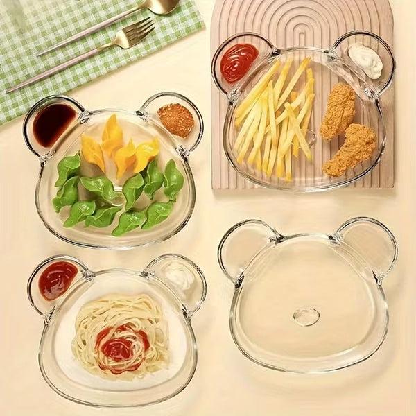 Cute Bear Snack Serving Platter