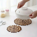 Stylish Wooden Heat-Proof Trivet