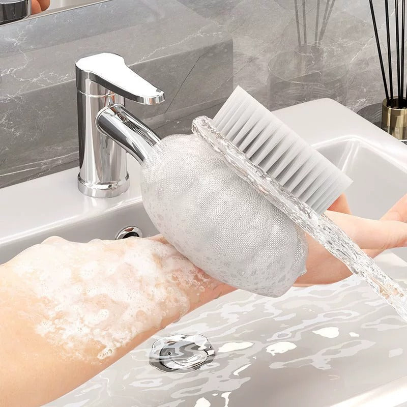 Dual Side Crystal Bath Brush