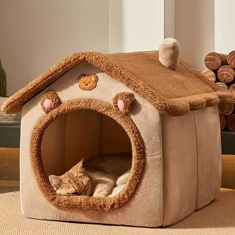 Cozy Home Hut For Cats