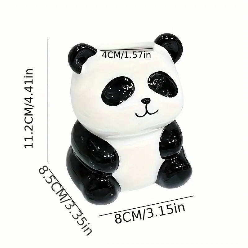 Smiley Little Panda Desk Pot