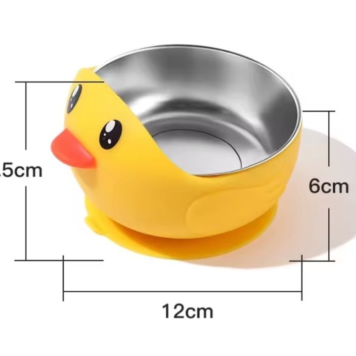 Little Duck Suctioned Baby Feeding Bowl