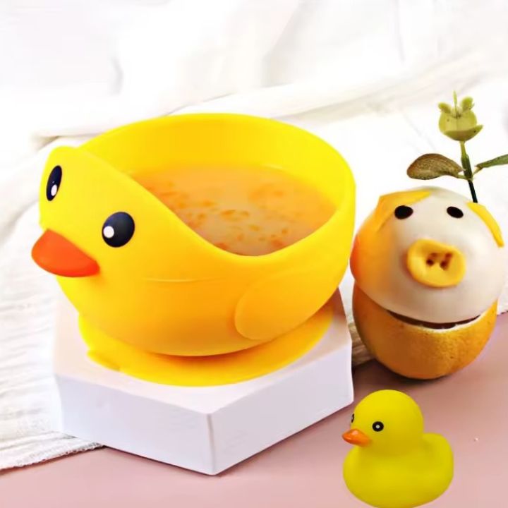 Little Duck Suctioned Baby Feeding Bowl