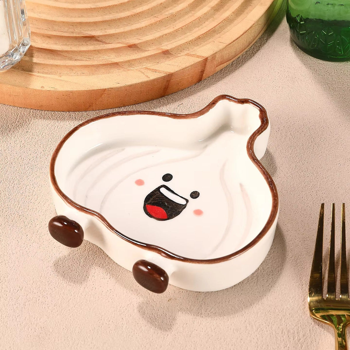Cute Veggies Ceramic Serving Plates
