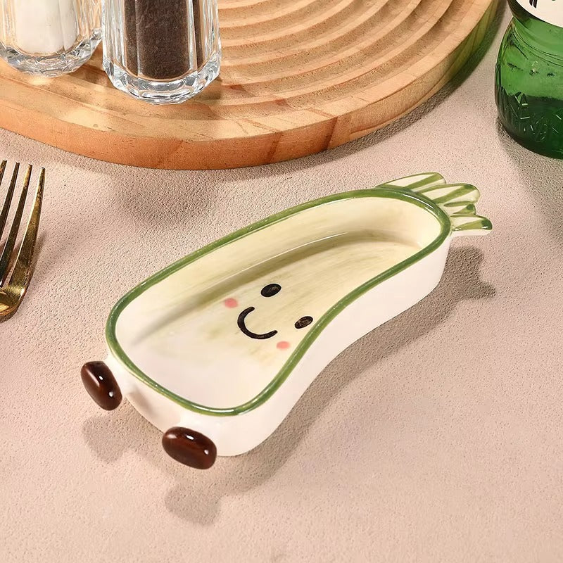 Cute Veggies Ceramic Serving Plates