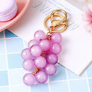 Candy Style Grape Keychain Charm