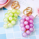 Candy Style Grape Keychain Charm