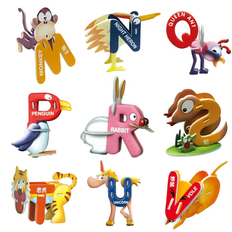 Build & Learn 3D ABC Animal World