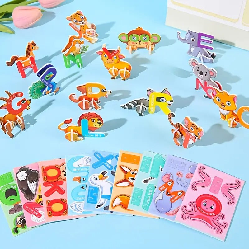 Build & Learn 3D ABC Animal World